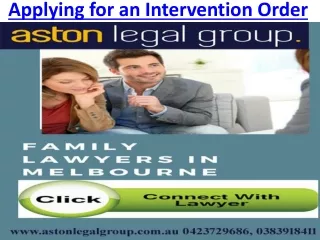 Apply Family Violence Intervention Orders in Melbourne City
