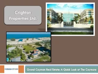Grand Cayman Real Estate: A Quick Look at The Caymans