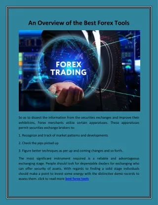 best forex tools