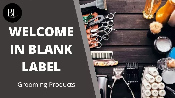 welcome in blank label