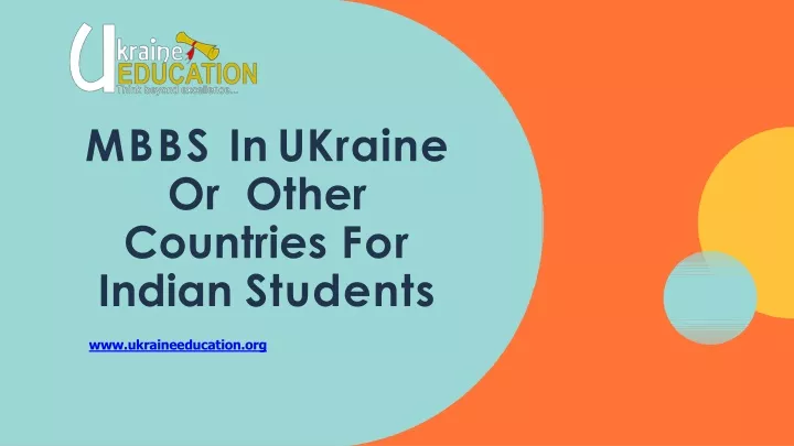 mbbs in ukraine or other countries for indian