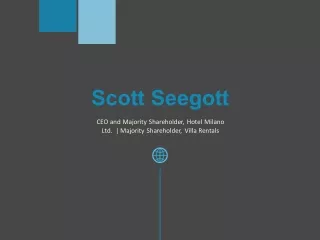Scott Seegott - Goal-oriented and Detail-focused Professional