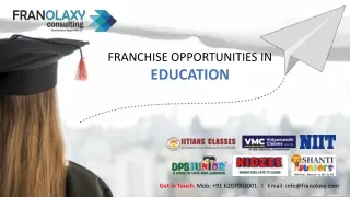 Education Franchise Opportunity
