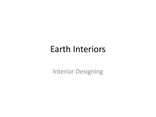 Earth Interiors