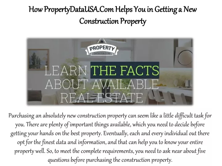 how how propertydatausa com propertydatausa