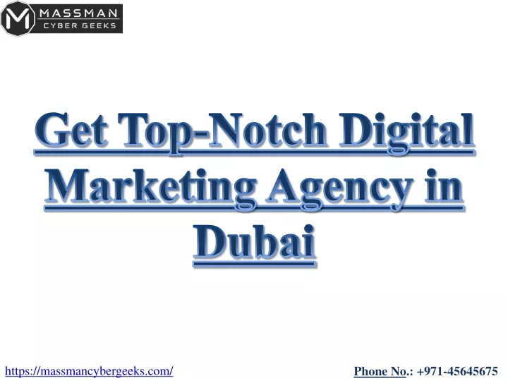 get top notch digital marketing agency in dubai