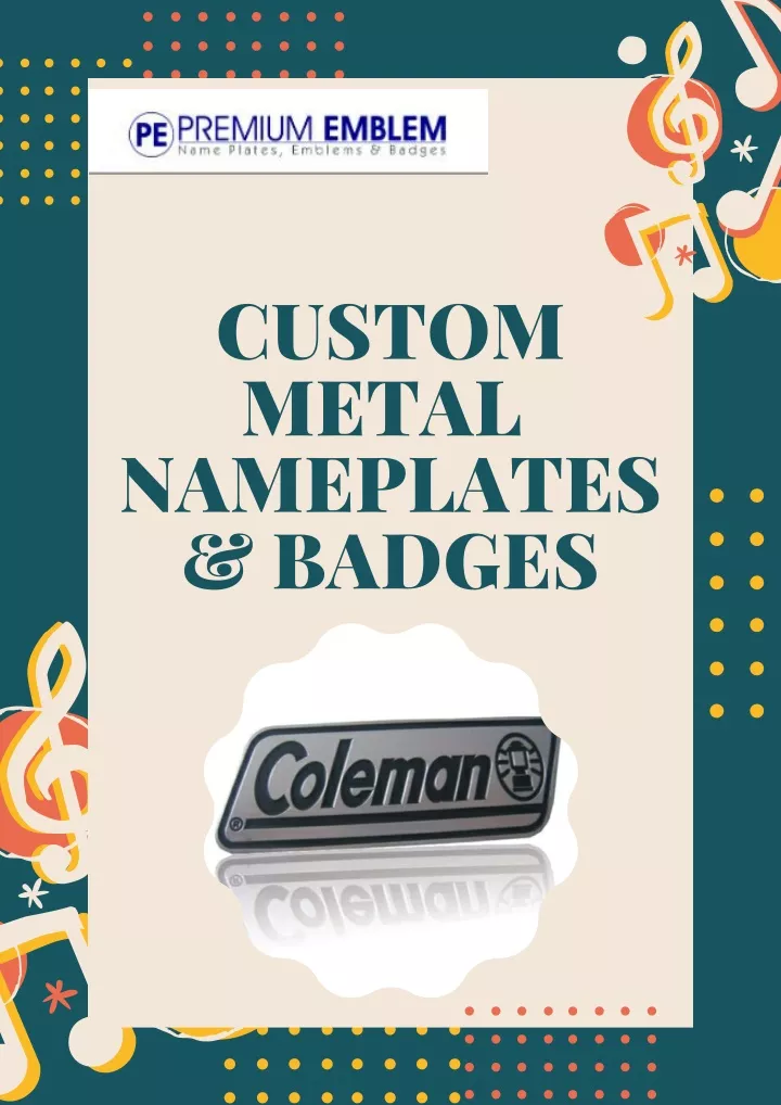custom metal nameplates badges