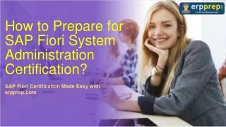 how to prepare for sap fiori system