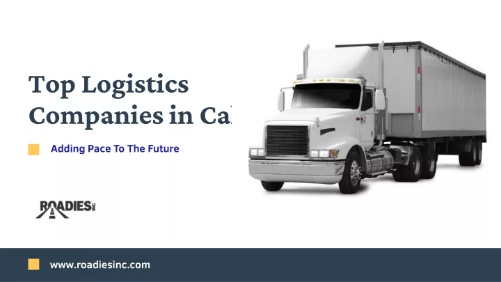 top logistics companies in california
