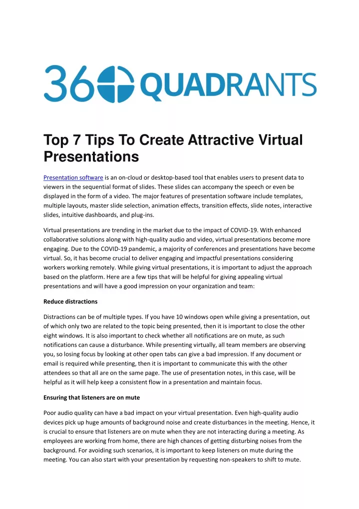 top 7 tips to create attractive virtual