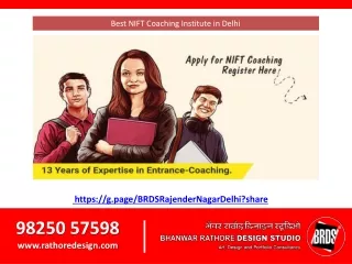 Best NIFT Coaching Institute in Delhi