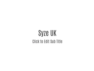 Syze UK