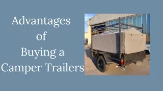 Advantages of Buying a Camper Trailers