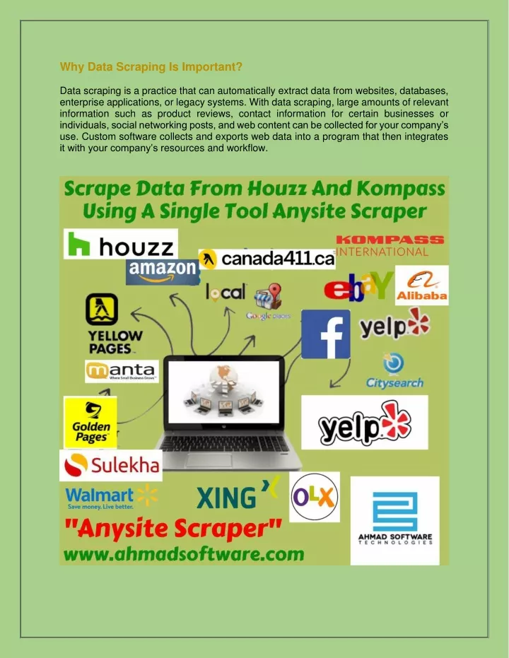 why data scraping is important data scraping