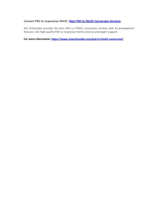 convert psd to responsive html5 best psd to html5
