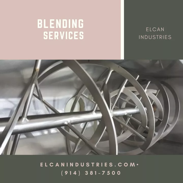 blending services