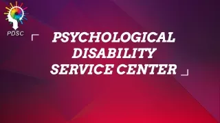 psychological disability service center