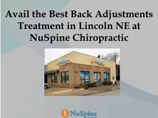 Get in Touch with the Best Chiropractor in Lincoln NE