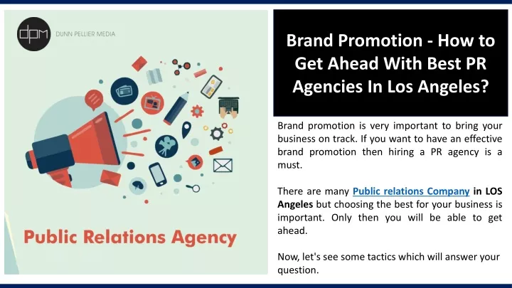 brand promotion how to get ahead with best