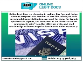 Buy Passport Online, Fake Passports for Sale,Buy Real Fake Documents