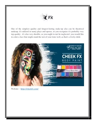 Buy Face Painting Supplies in Canada |!!! (Cheekfx.com)