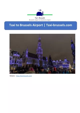 Taxi to Brussels Airport | Taxi-brussels.com