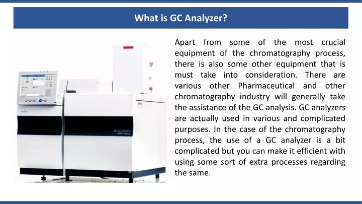 what is gc analyzer