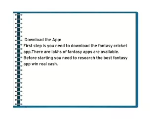 How to Play Fantasy Cricket and Win Real Cash