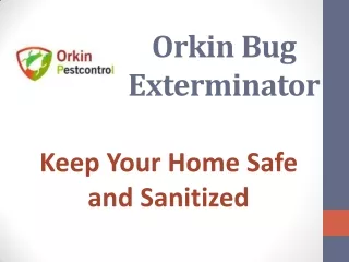 orkin bug exterminator