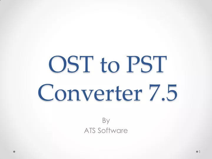 ost to pst converter 7 5