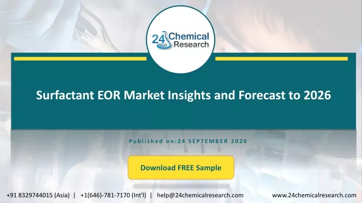 surfactant eor market insights and forecast