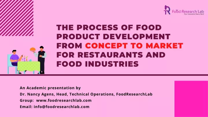 the process of food product development from
