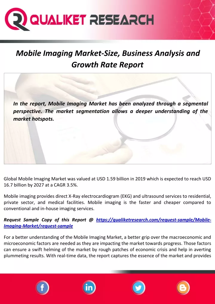 mobile imaging market size business analysis