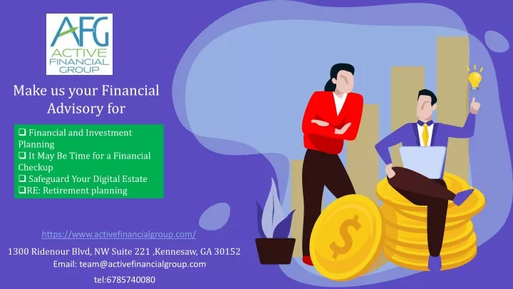 make us your financial advisory for