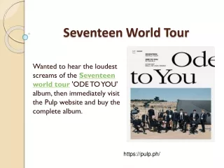 Seventeen World Tour