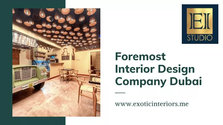 foremost interior design company dubai