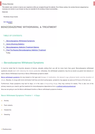 benzodiazepine-withdrawal-treatment