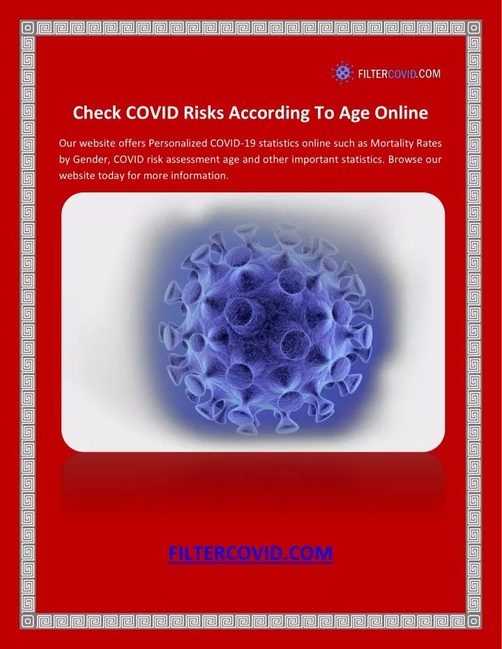 check covid risks according to age online
