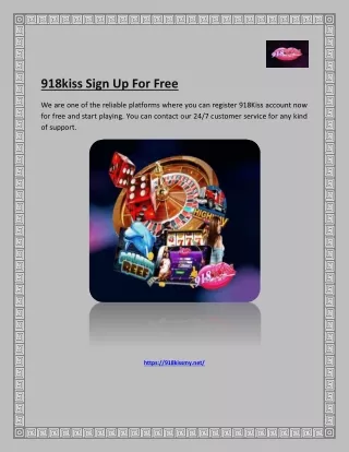 918kiss Sign Up For Free