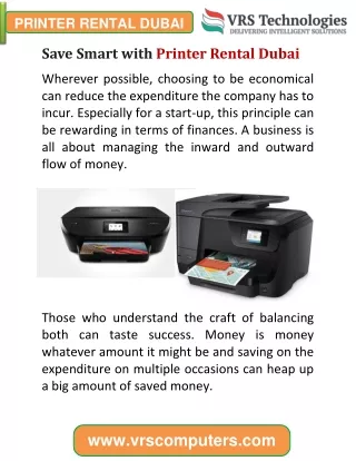 printer rental dubai