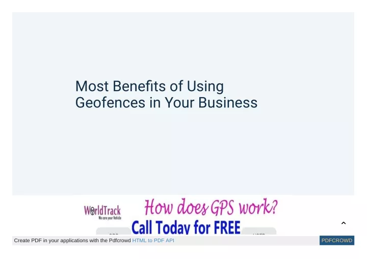 most benefits of using geofences in your business