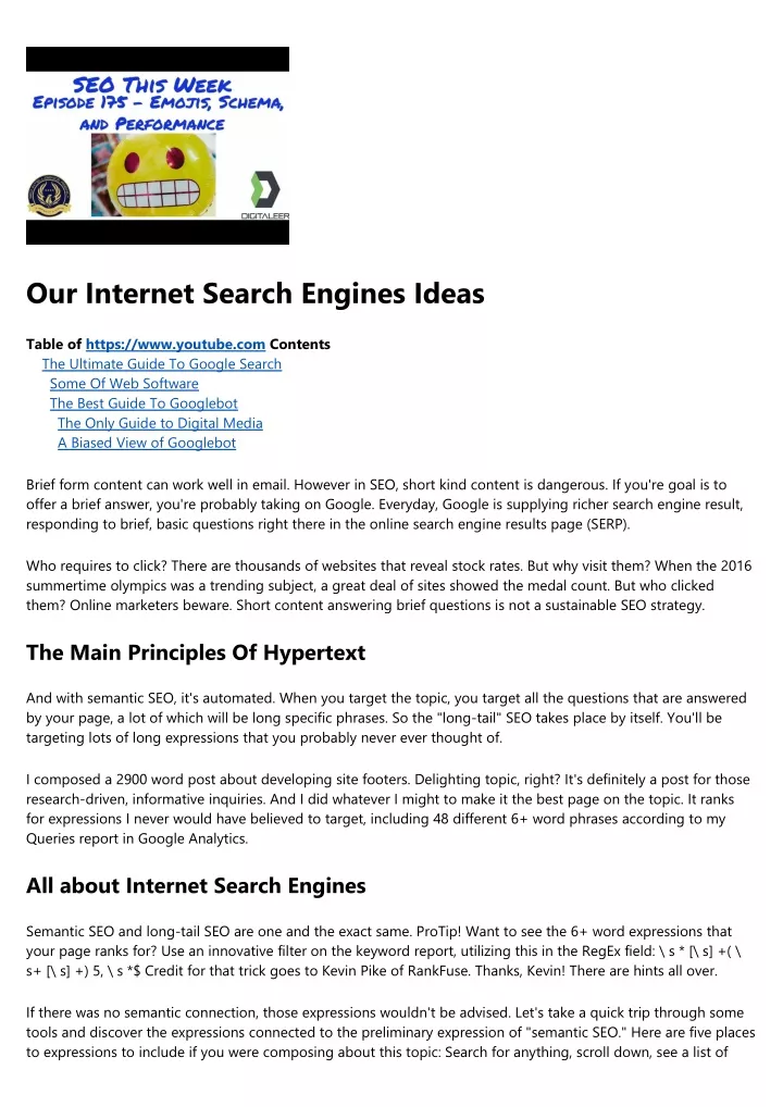 our internet search engines ideas
