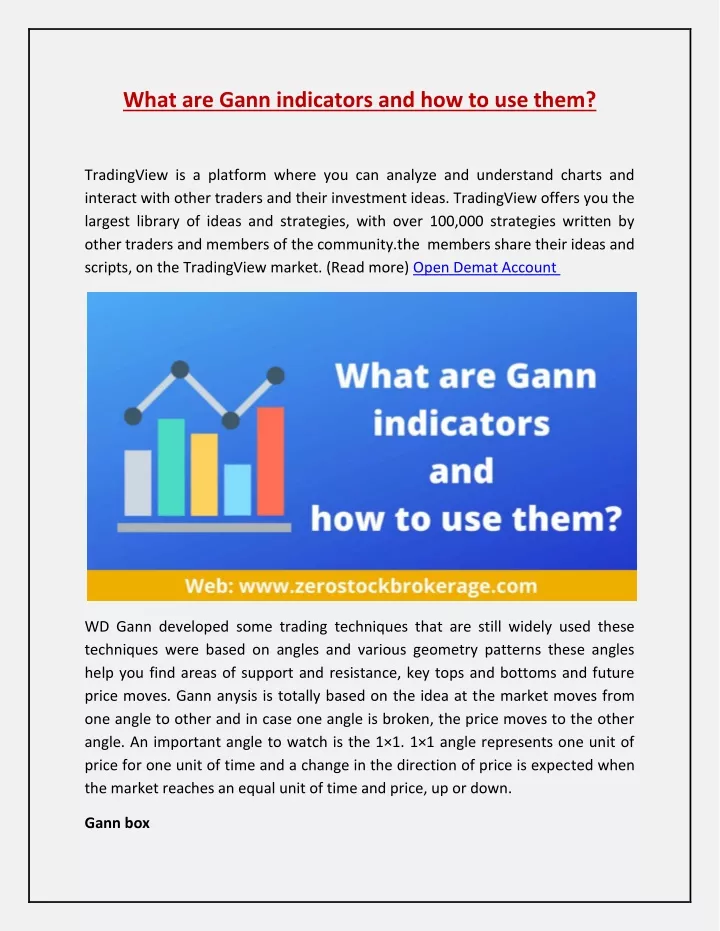 what are gann indicators and how to use them