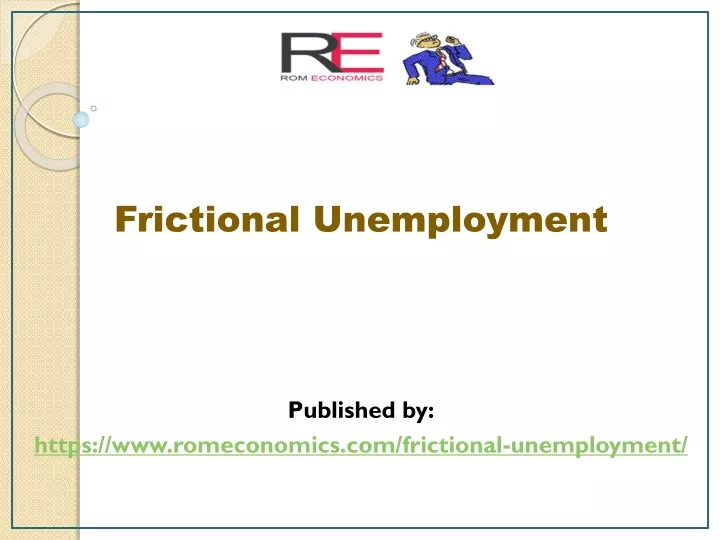 frictional unemployment published by https www romeconomics com frictional unemployment