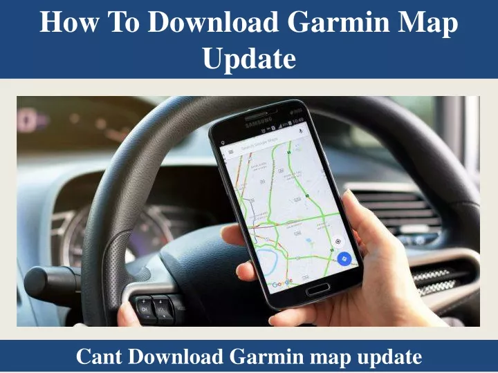 how to download garmin map update