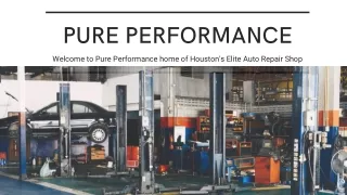 pure performance