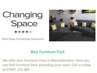 best furniture pack