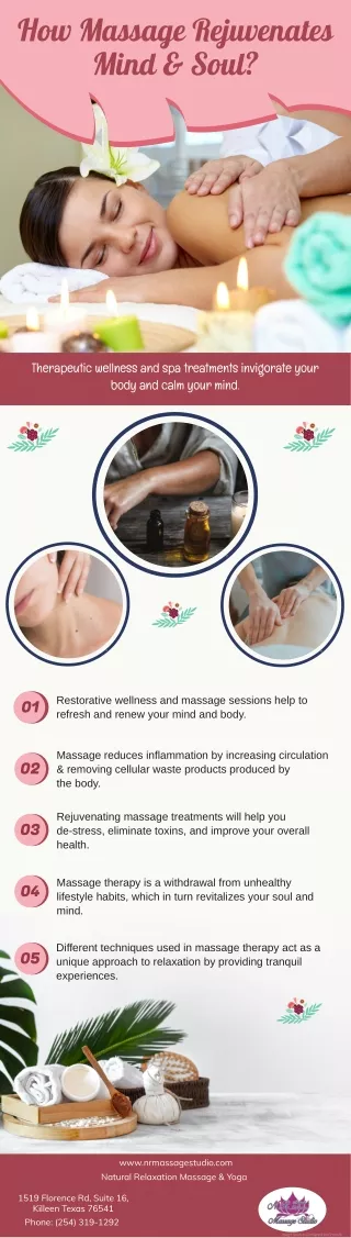 How Massage Rejuvenates Mind and Soul?