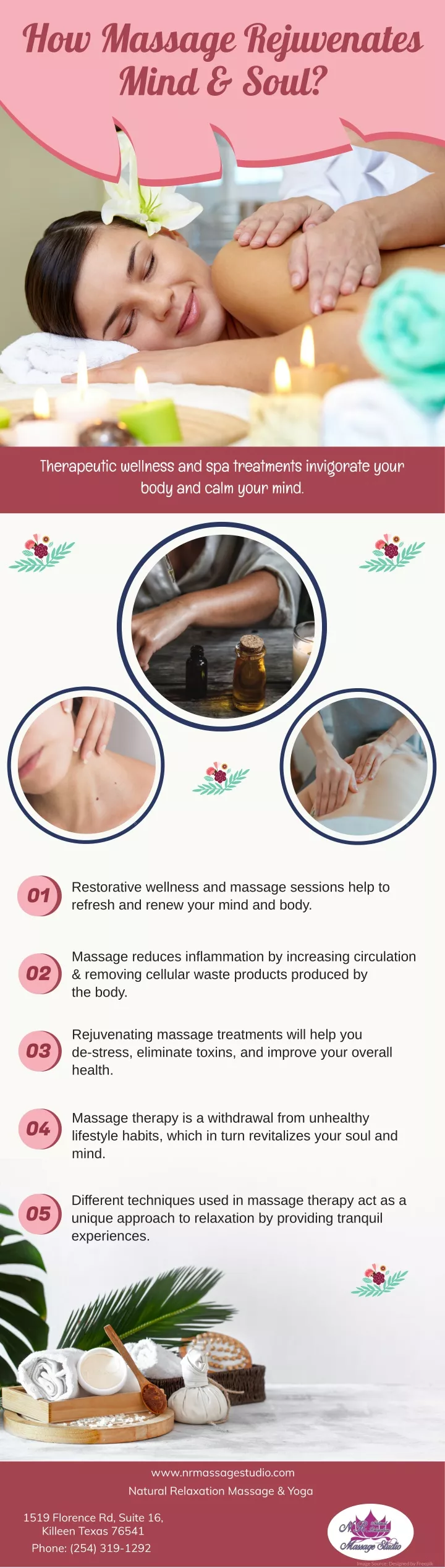 how massage rejuvenates mind soul