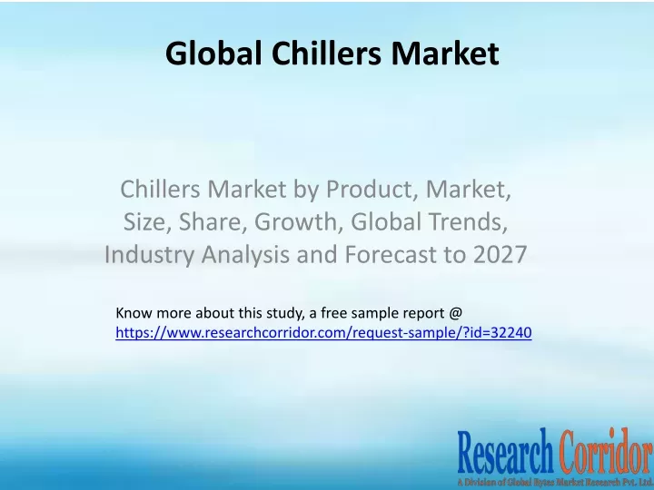global chillers market